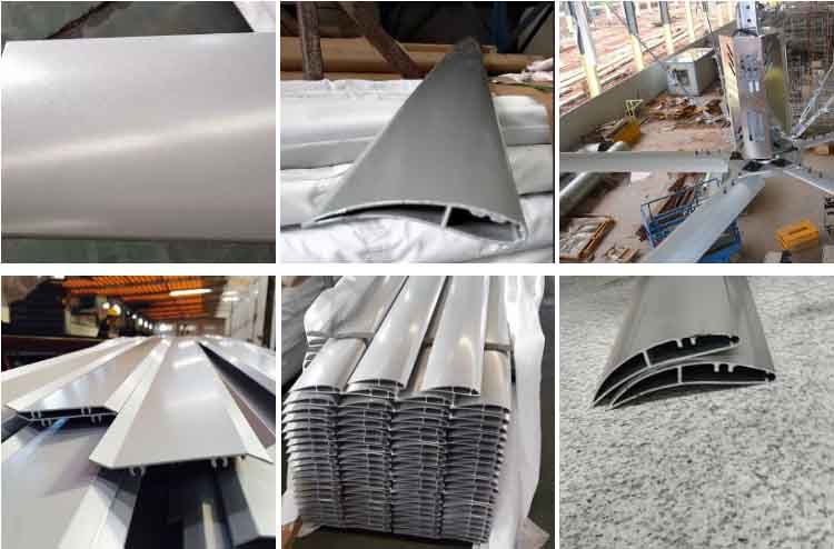 Aluminum Extrusion Airfoil Fan Blade
