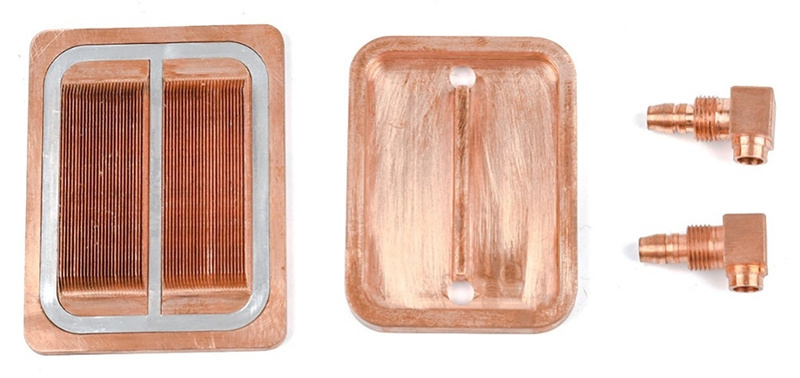 Components for vacuum brazed cold plate