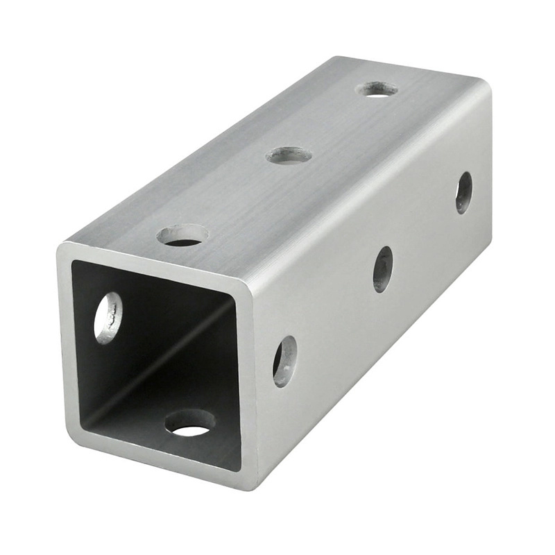 Tubos de gran tamaño Tubo rectangular de aluminio con brida