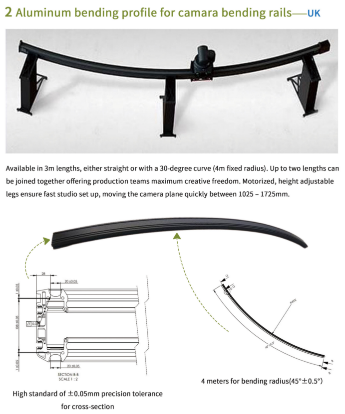 OEM Aluminum Extrusion Profile with Anodizing Surface